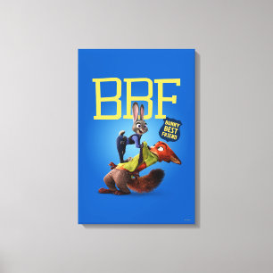 Zootopia   Bunny Best Friend Canvas Print