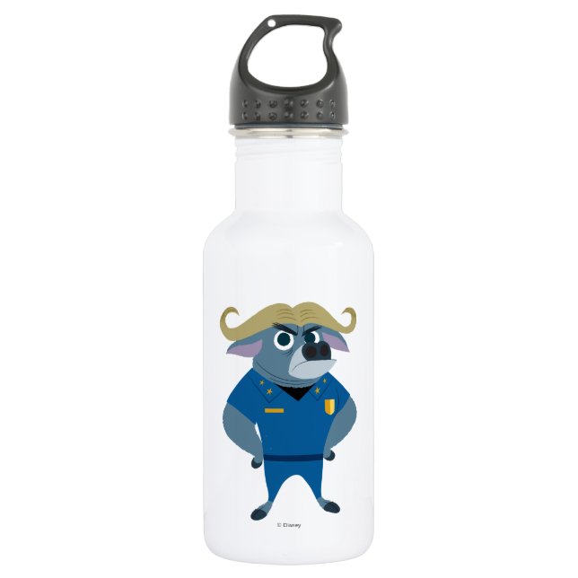 Zootopia | Chief Bogo 532 Ml Water Bottle (Front)