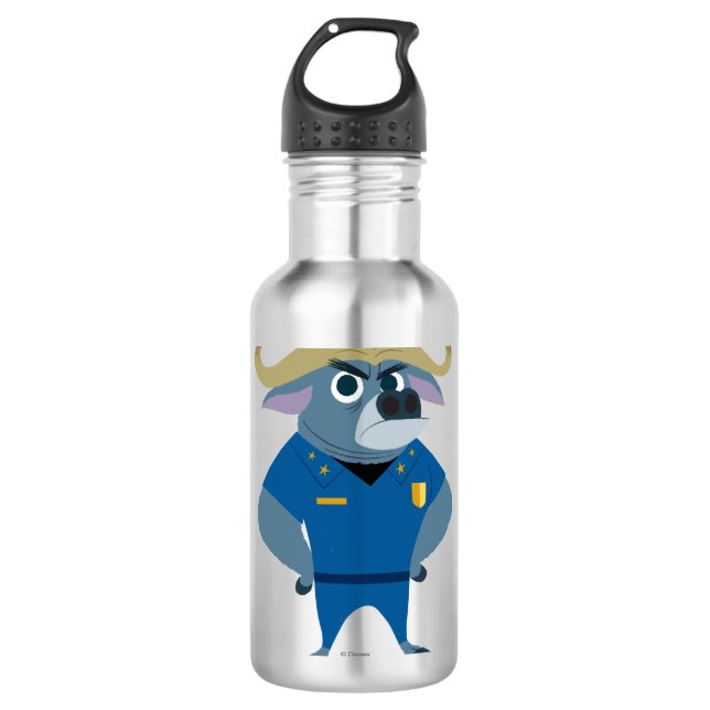 Zootopia | Chief Bogo 710 Ml Water Bottle (Front)