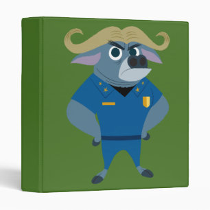 Zootopia Chief Bogo Binder