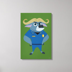 Zootopia   Chief Bogo Canvas Print