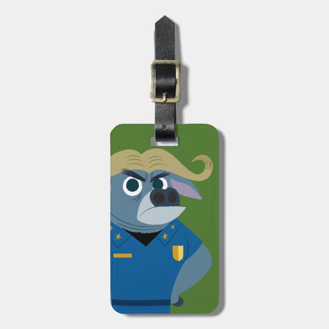 Zootopia | Chief Bogo Luggage Tag (Front Vertical)