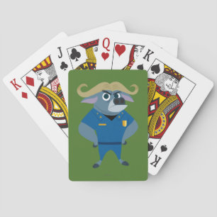 Zootopia   Chief Bogo Playing Cards