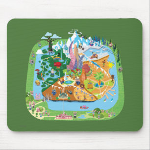 Zootopia   City Map Mouse Pad