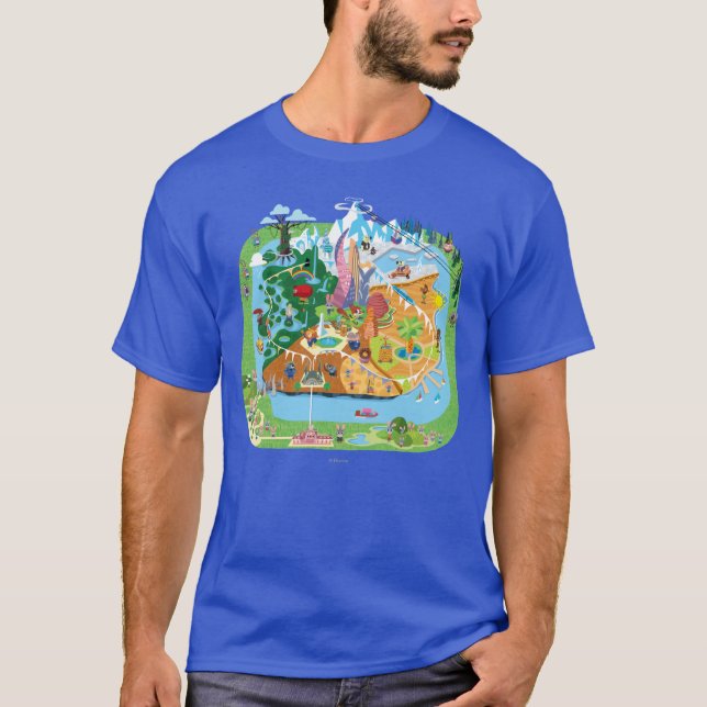 Zootopia | City Map T-Shirt (Front)