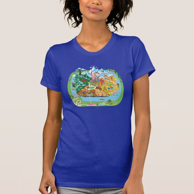 Zootopia | City Map T-Shirt (Front)