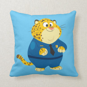 Zootopia Clawhauser Throw Pillow