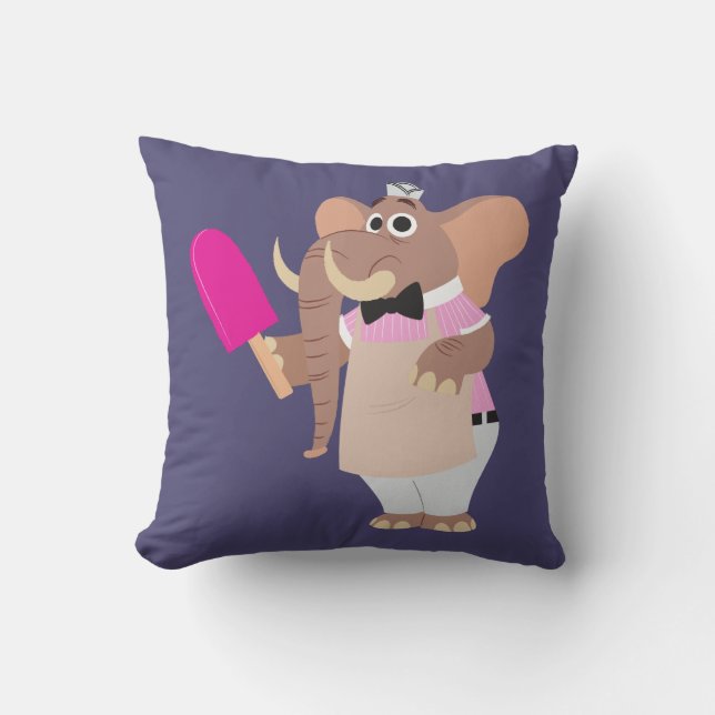 Zootopia | Elephant or Fox? Throw Pillow (Front)
