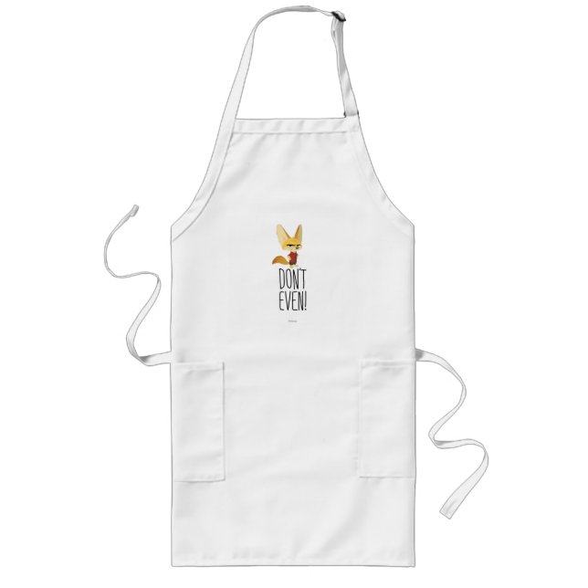 Zootopia | Finnick - Don't Even! Long Apron (Front)
