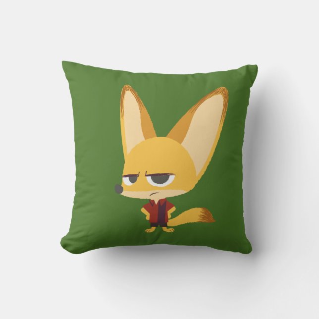 Zootopia | Finnick - Hustler Throw Pillow (Front)