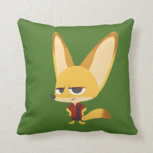 Zootopia   Finnick - Hustler Throw Pillow