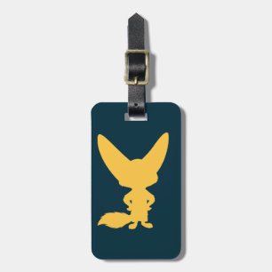 Zootopia Finnick Silhouette Luggage Tag