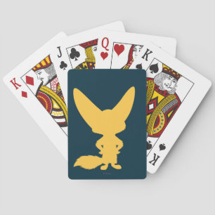 Zootopia Finnick Silhouette Playing Cards