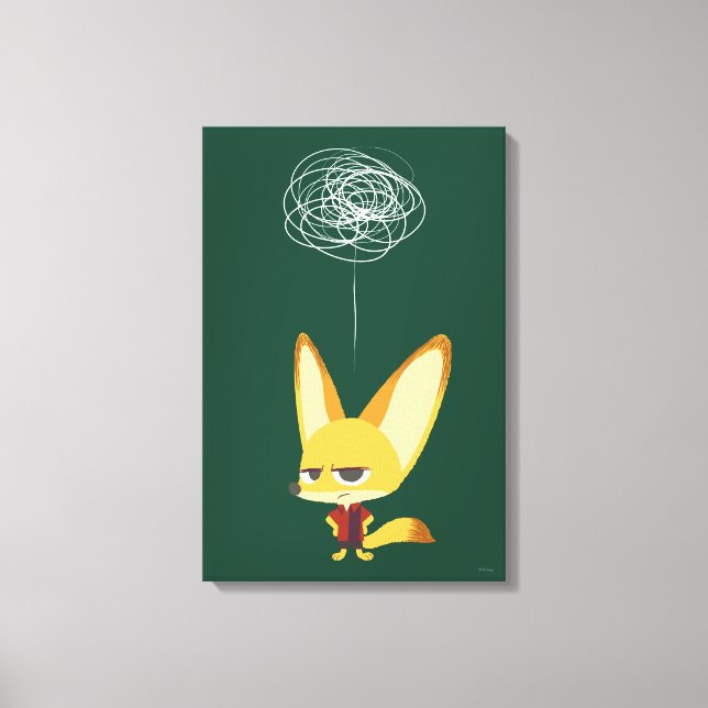 Zootopia | Finnick - This Will Never Work Canvas Print (Front)