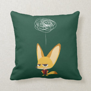 Zootopia   Finnick - This Will Never Work Throw Pillow