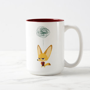 Zootopia   Finnick - This Will Never Work Two-Tone Coffee Mug
