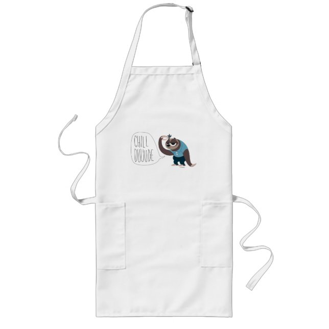 Zootopia | Flash - Chill Duuude Long Apron (Front)