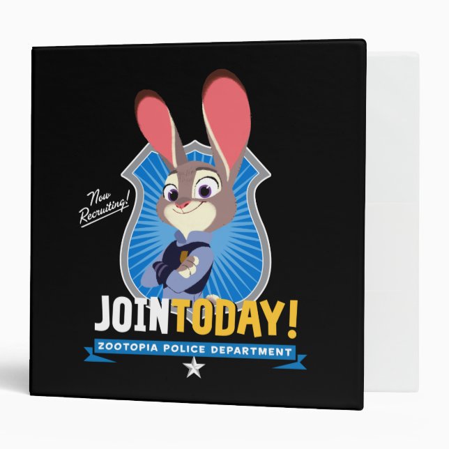 Zootopia | Judy Hopps - Join Today! Binder (Front/Inside)