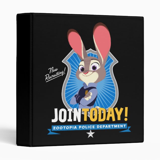 Zootopia | Judy Hopps - Join Today! Binder (Front/Spine)