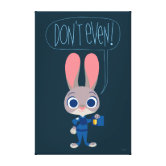 Zootopia, Judy Hopps - Showing Badge Canvas Print