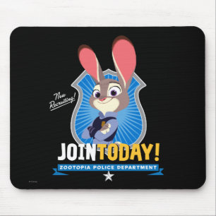Zootopia   Judy Hopps - Join Today! Mouse Pad