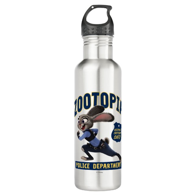 Zootopia | Judy Hopps - Keeping Critters Safe! 710 Ml Water Bottle (Front)