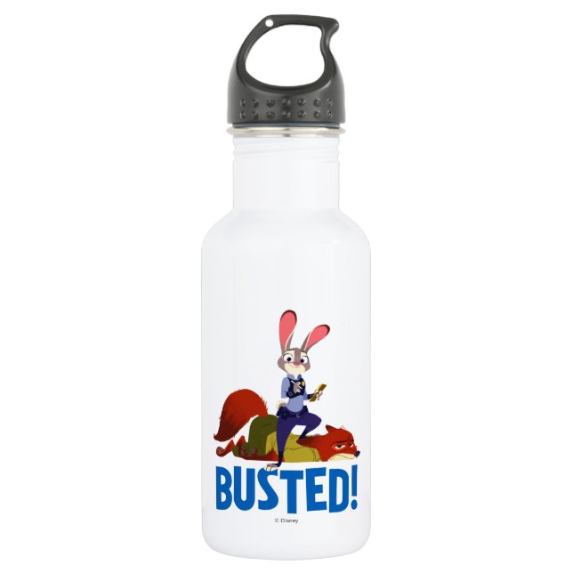 Zootopia | Judy Hopps & Nick Wilde - Busted! 532 Ml Water Bottle (Front)