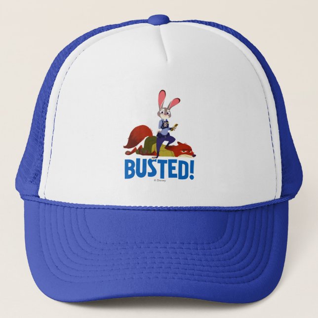 Zootopia | Judy Hopps & Nick Wilde - Busted! Trucker Hat (Front)