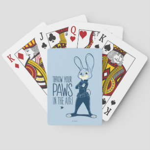 Zootopia   Judy Hopps - Paws in the Air! Playing Cards