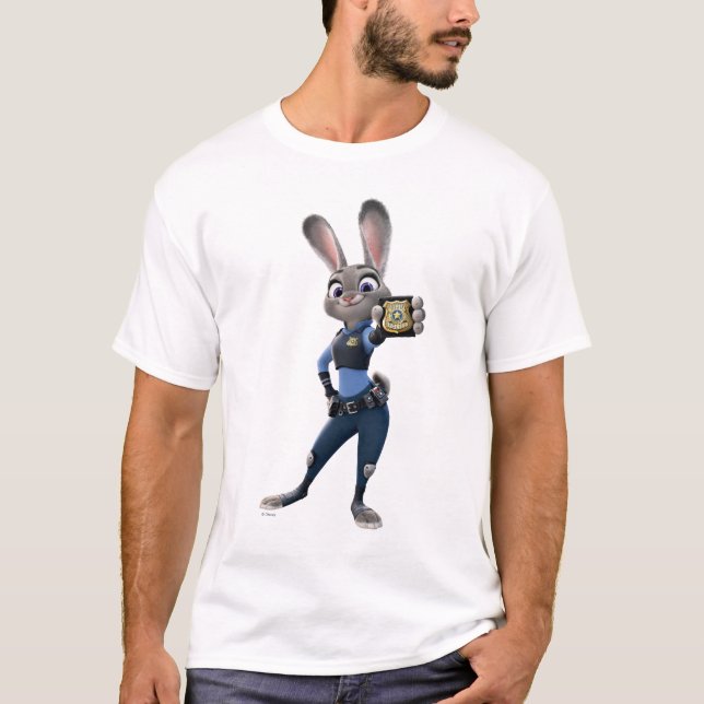 Zootopia | Judy Hopps - Showing Badge T-Shirt (Front)