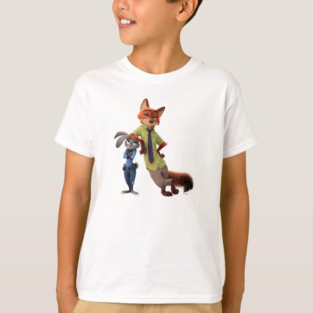 Zootopia | Judy & Nick - Just Chilling! T-Shirt (Front)