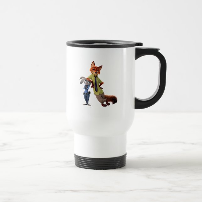 Zootopia | Judy & Nick - Just Chilling! Travel Mug (Right)