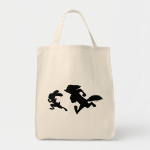 Zootopia Judy & Nick Running Silhouette Tote Bag
