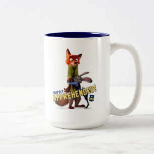 Zootopia   Judy & Nick - Suspect Apprehended! Two-Tone Coffee Mug