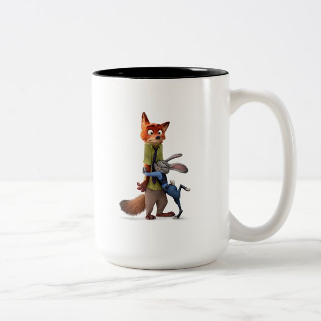 Zootopia | Judy & Nick - Suspect Apprehended! Two-Tone Coffee Mug (Right)