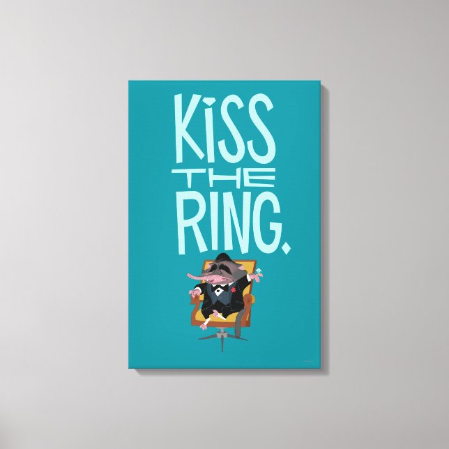 Zootopia | Kiss the Ring Canvas Print (Front)