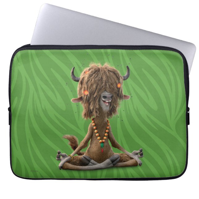 Zootopia | Meditate with Yax Laptop Sleeve (Front)