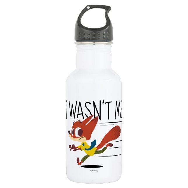 Zootopia | Nick Wilde - It Wasn't Me 532 Ml Water Bottle (Front)
