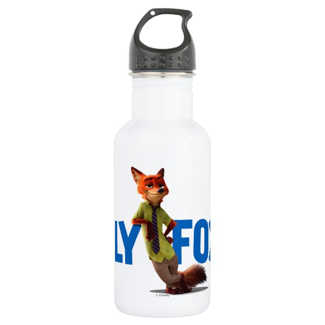 Zootopia | Nick Wilde - One Sly Fox 532 Ml Water Bottle (Front)