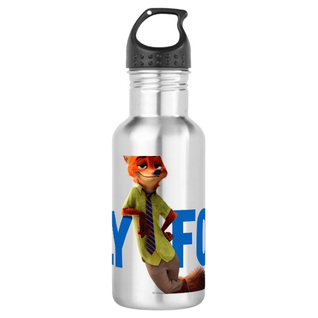 Zootopia | Nick Wilde - One Sly Fox 710 Ml Water Bottle (Front)