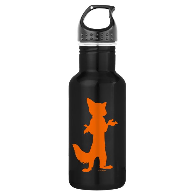 Zootopia | Nick Wilde Silhouette 532 Ml Water Bottle (Front)