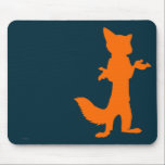 Zootopia | Nick Wilde Silhouette Mouse Pad<br><div class="desc">Check out this fun silhouette of Zootopia's natural born hustler,  Nick Wilde. Disney’s fiercest fox shines in this fun and colourful stencil sketch of the lovable orange fox. With his hands outstretched and his shoulders hunched,  it’s clear that this sly fox is up to no good!</div>