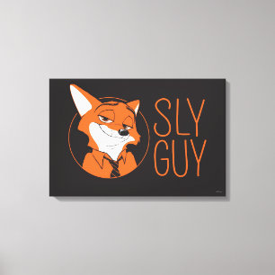 Zootopia   Nick Wilde - Sly Guy Canvas Print