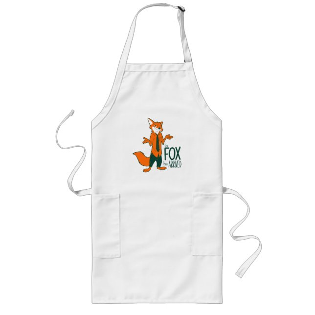 Zootopia | Nick Wilde - The Fox has Arrived Long Apron (Front)