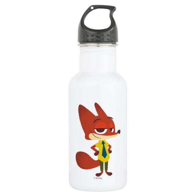 Zootopia | Nick Wilde - The Sly Fox 532 Ml Water Bottle (Front)