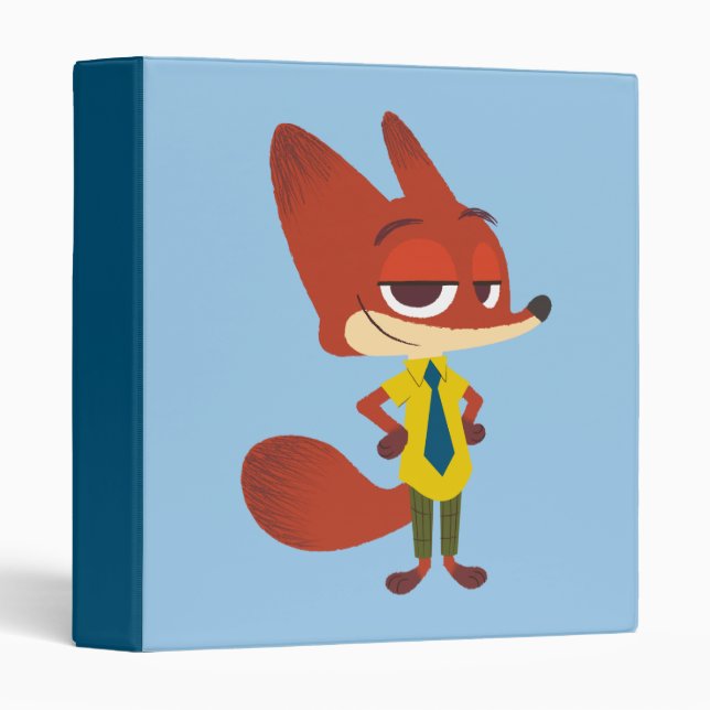 Zootopia | Nick Wilde - The Sly Fox Binder (Front/Spine)