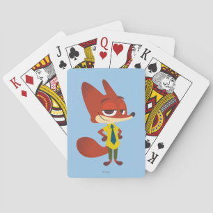 Zootopia   Nick Wilde - The Sly Fox Playing Cards