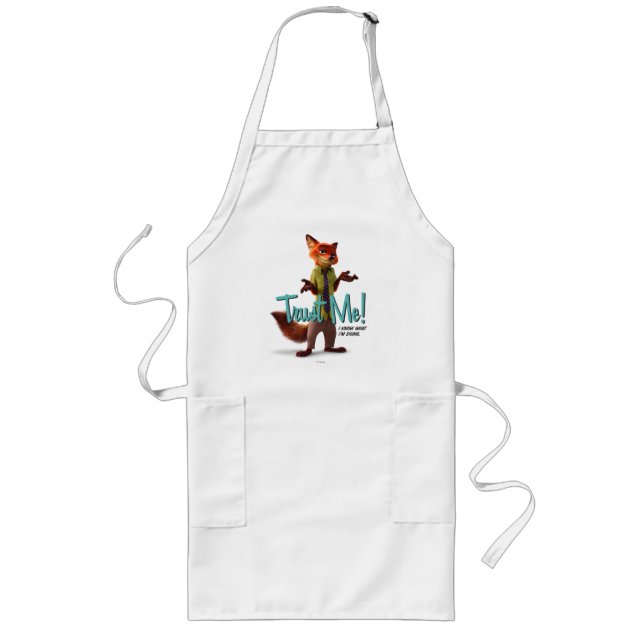 Zootopia | Nick Wilde - Trust Me! Long Apron (Front)