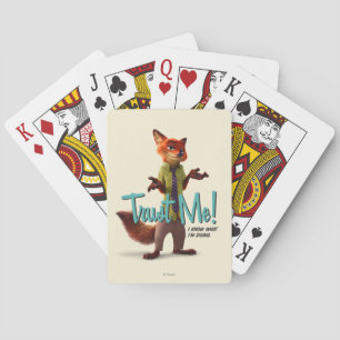 Zootopia   Nick Wilde - Trust Me! Playing Cards