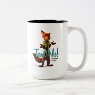 Zootopia   Nick Wilde - Trust Me! Two-Tone Coffee Mug